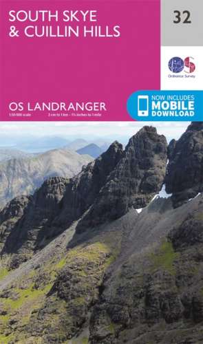 South Skye & Cuillin Hills de Ordnance Survey