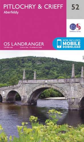 Ordnance Survey: Pitlochry & Crieff de Ordnance Survey