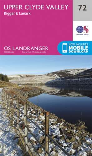 Upper Clyde Valley, Biggar & Lanark de Ordnance Survey