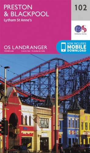 Preston & Blackpool, Lytham de Ordnance Survey