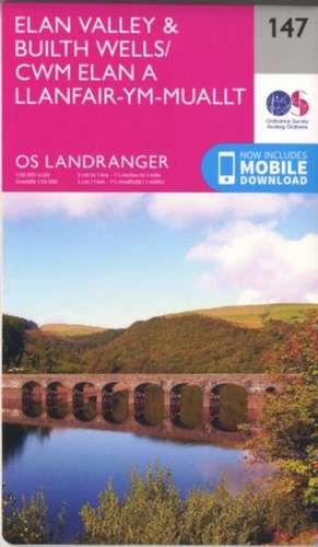 Elan Valley & Builth Wells de Ordnance Survey