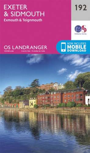 Exeter & Sidmouth, Exmouth & Teignmouth de Ordnance Survey