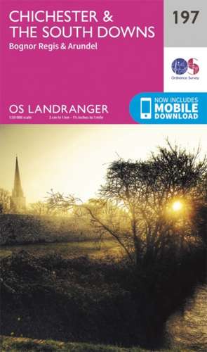 Chichester & the South Downs de Ordnance Survey