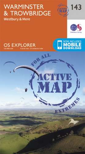 Warminster and Trowbridge de Ordnance Survey