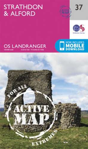 Strathdon & Alford de Ordnance Survey