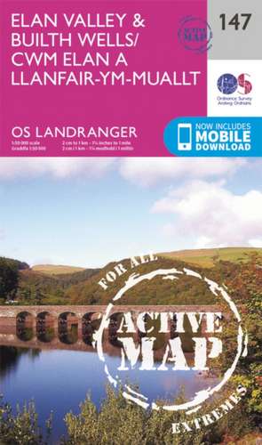 Elan Valley & Builth Wells de Ordnance Survey