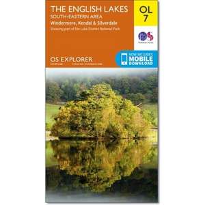 The English Lakes - South-Eastern Area 1 : 25 000 de Ordnance Survey