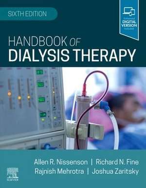 Handbook of Dialysis Therapy de Allen R. Nissenson