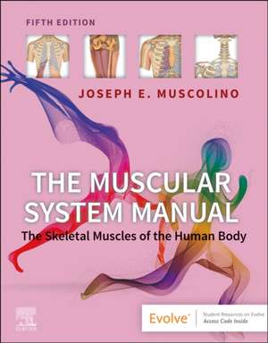 The Muscular System Manual: The Skeletal Muscles of the Human Body de Joseph E. Muscolino