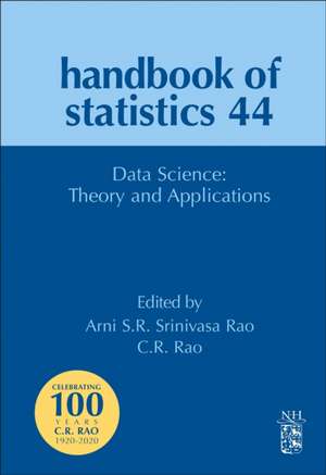 Data Science: Theory and Applications de C. R. Rao