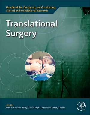 Translational Surgery de Adam E.M. Eltorai