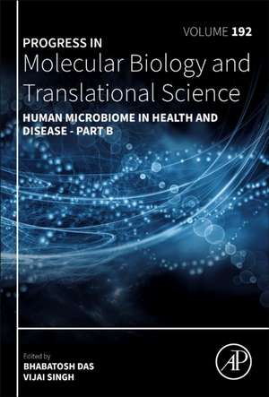 Human Microbiome in Health and Disease - Part B de Bhabatosh Das