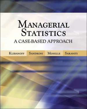 Klibanoff, P: Managerial Statistics