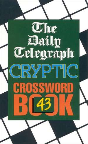 "The Daily Telegraph": Daily Telegraph Cryptic Crossword Boo de "The Daily Telegraph"