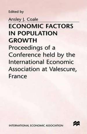 Economic Factors in Population Growth de Ansley J Coale