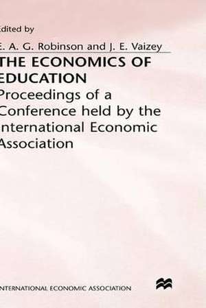 The Economics of Education de E A G Robinson