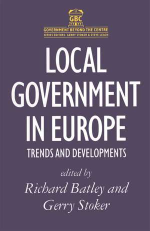 Local Government in Europe: Trends And Developments de Joyce Johnston