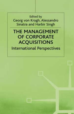 The Management of Corporate Acquisitions: International Perspectives de Alessandro Sinatra