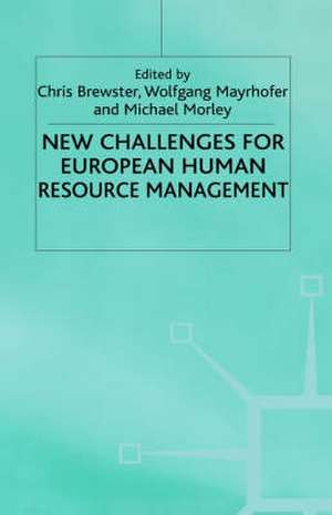 New Challenges for European Resource Management de C. Brewster