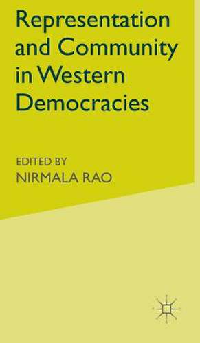 Representation and Community in Western Democracies de N. Rao