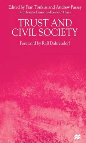 Trust and Civil Society de F. Tonkiss