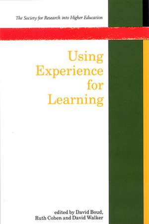 Using Experience For Learning de David Boud