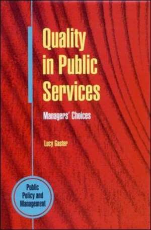 Quality In Public Services de N/A Gaster