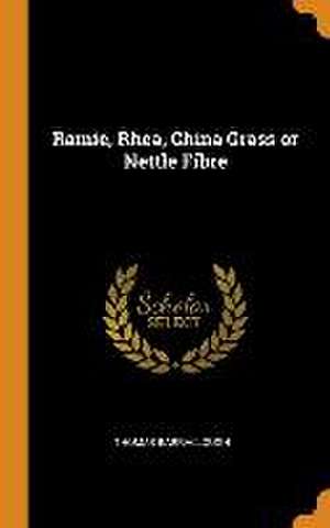 Ramie, Rhea, China Grass or Nettle Fibre de Thomas Barraclough