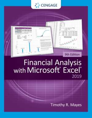 Financial Analysis with Microsoft Excel de Timothy Mayes