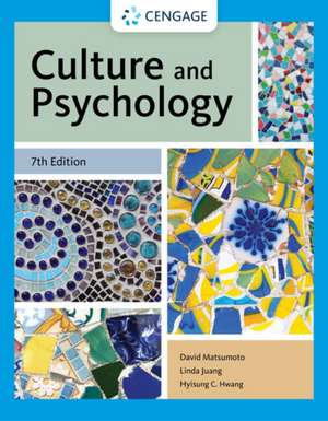 Culture and Psychology de David Matsumoto