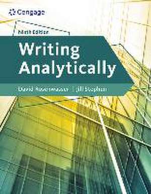 Writing Analytically de David Rosenwasser