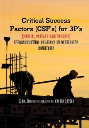 Critical Success Factors (CSF's) for 3P's [Public, Private Partnership] de Engr. Muhammad Akbar