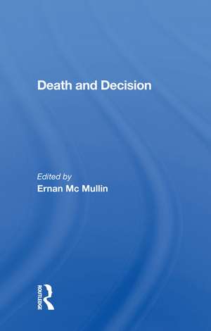 Death And Decision de Ernan Mc Mullin