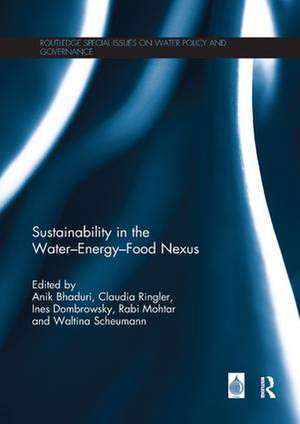 Sustainability in the Water-Energy-Food Nexus de Anik Bhaduri