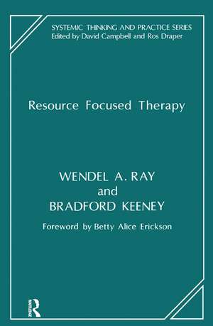 Resource Focused Therapy de Bradford Keeney