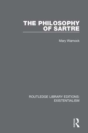 The Philosophy of Sartre de Mary Warnock