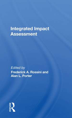 Integrated Impact Assessment de Frederick Rossini