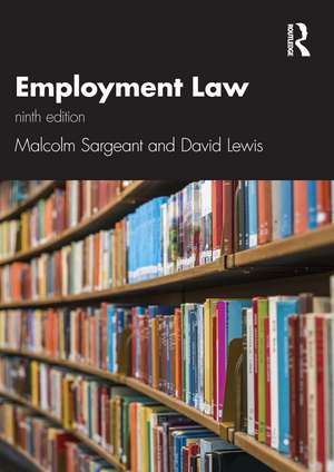 Employment Law 9e de Malcolm Sargeant