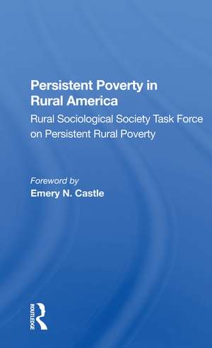 Persistent Poverty In Rural America de Rural Sociological Society