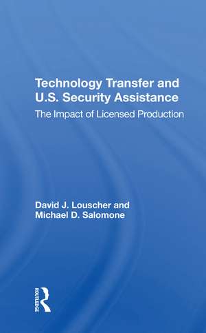 Technology Transfer And U.S. Security Assistance: The Impact Of Licensed Production de David J Louscher