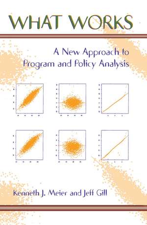What Works: A New Approach To Program And Policy Analysis de Kenneth Meier
