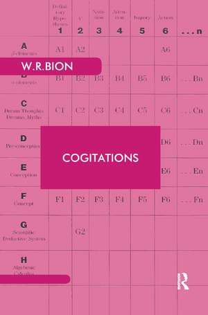 Cogitations de Wilfred R. Bion