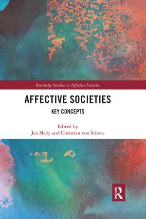 Affective Societies: Key Concepts de Jan Slaby