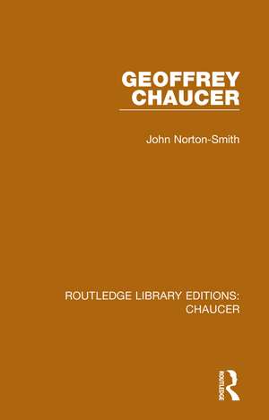 Geoffrey Chaucer de John Norton-Smith