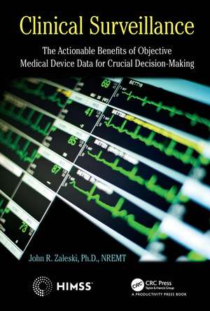 Clinical Surveillance: The Actionable Benefits of Objective Medical Device Data for Critical Decision-Making de John Zaleski