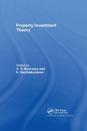 Property Investment Theory de A Macleary