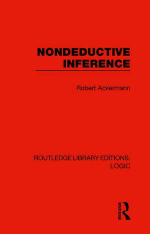 Nondeductive Inference de Robert Ackermann