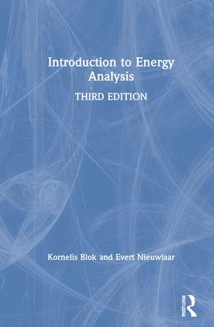 Introduction to Energy Analysis de Kornelis Blok