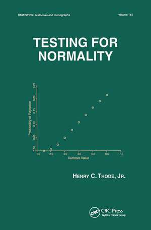 Testing For Normality de Henry C. Thode