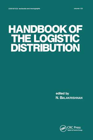 Handbook of the Logistic Distribution de N. Balakrishnan